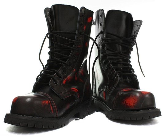 Black&Red boots