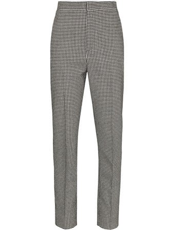 Saint Laurent houndstooth tailored trousers - FARFETCH