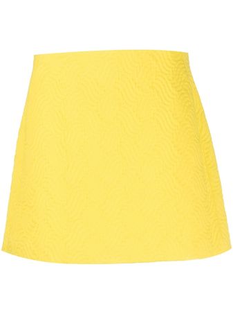 P.A.R.O.S.H. Matelassé high-waisted Mini Skirt