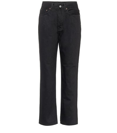 ACNE STUDIOS High-rise straight cropped jeans