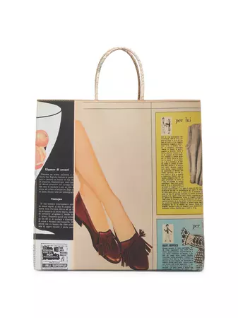 Shop Bottega Veneta The Medium Brown Newspaper Tote Bag | Saks Fifth Avenue