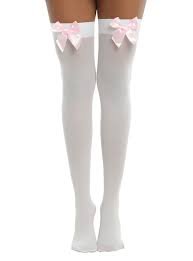 thigh high socks with bows - Google Search