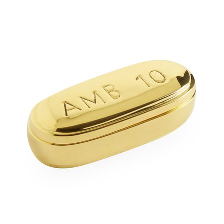 Brass Ambien Pill Box | Modern Decor | Jonathan Adler
