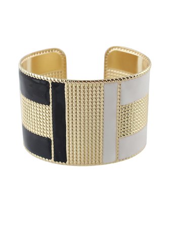Black-W Steampunk Cuff Bracelets Bangles
