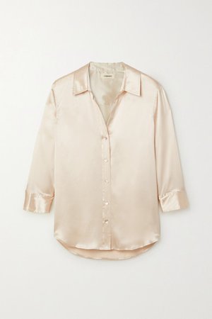 L'Agence | Dani silk-charmeuse blouse | NET-A-PORTER.COM
