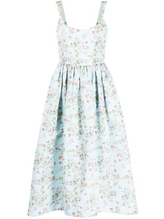 Markarian floral-print Evening Dress - Farfetch