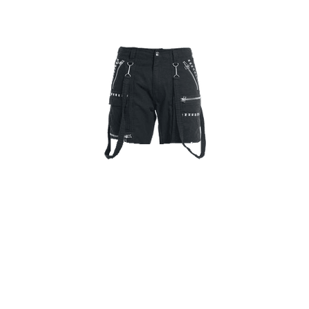 Black Cargo Pants Shorts (Dei5 Edit)