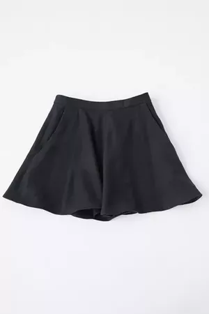 skirt black pleated