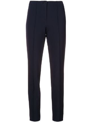 Shop blue Cambio skinny trousers with Express Delivery - Farfetch