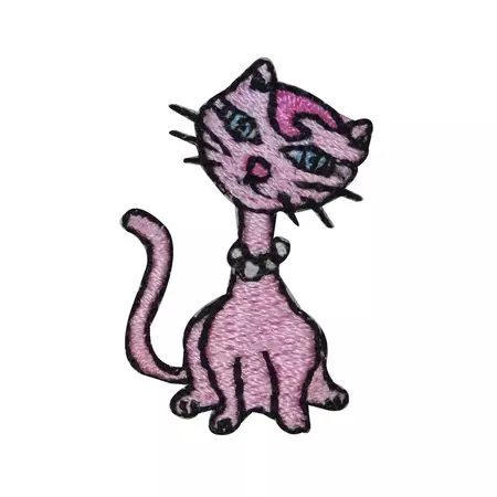 ID 3048C Fancy Cat Patch Kitten Kitty Cute Pet Embroidered - Etsy Australia
