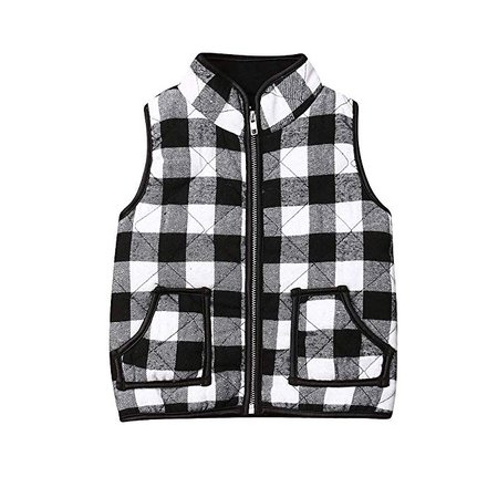 Amazon.com: Toddler Baby Girls Vest Outwear Jacket Sleeveless Waistcoat Warm Winter Coats (Black, 4-5T): Clothing