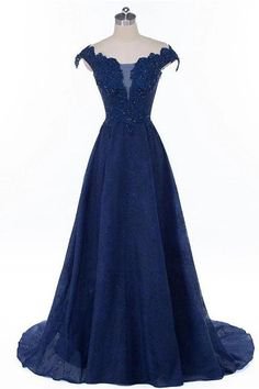 Victorian blue evening gown