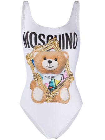 Moschino Teddy Bear Frame Swimsuit - Farfetch