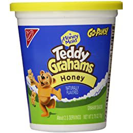 Amazon.com: Teddy Grahams Honey Graham Snacks, 12 - 2.75 Ounce Go-Paks (Pack of 12)