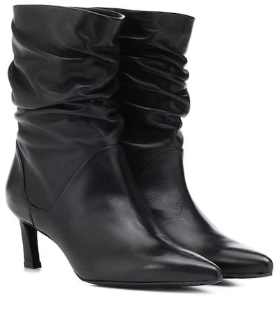 Demibenatar leather ankle boots