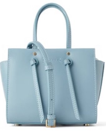 mini city bag - baby blue