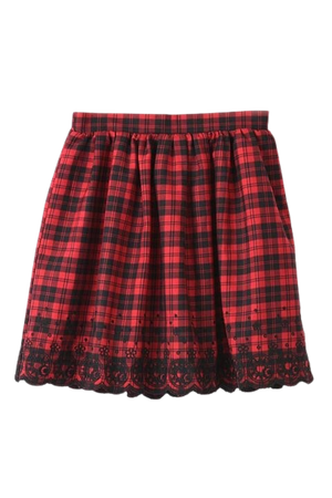 Super Groupies | Card Captor Sakura Magic Check Skirt Red ver. by Earth Music & Ecology Japan Label