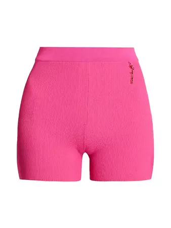 Shop Jacquemus Rib-Knit Bike Shorts | Saks Fifth Avenue