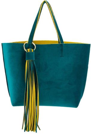 Alila fringed embellished tote bag