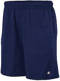 dark blue long champion shorts