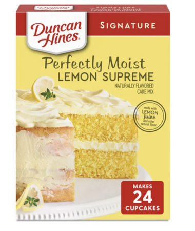 Duncan Hines perfectly moist lemon supreme cake