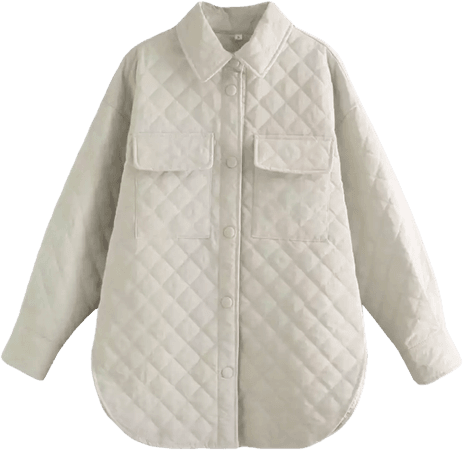cream shirt coat