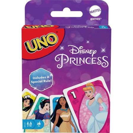 Uno Disney Princesses Matching Card Game, 112 Cards For Players 7 Years Old & up - Walmart.com