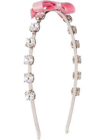 Miu Miu crystal embellished headband $525 - Buy SS19 Online - Fast Global Delivery, Price