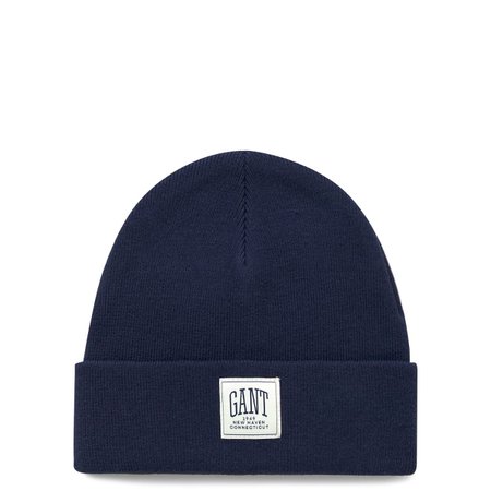 GANT: Blue Solid Knit Hat men | GANT USA Store