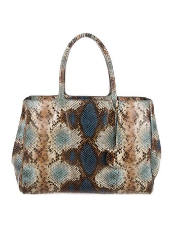 Salvatore Ferragamo Python Tote - Handbags - SAL95748 | The RealReal