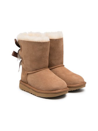 Shop UGG Kids Bailey Bow II boots with Express Delivery - Farfetch
