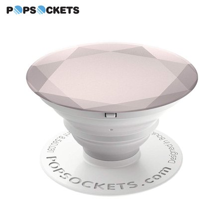 Amazon.com: PopSockets: Collapsible Grip & Stand for Phones and Tablets - Rose Gold Metallic Diamond: Cell Phones & Accessories