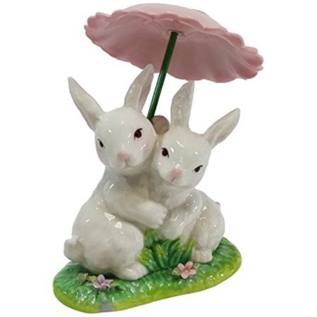 cosmos gifts 20877 ceramic rabbit figurine, 4-1/4-inch - Walmart.com
