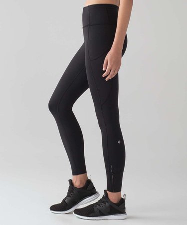 Lululemon Fast & Free 7/8 tights in black color - Buscar con Google