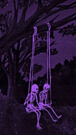 purple skeletons