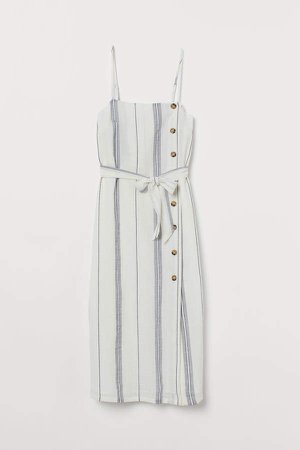 Linen Dress - White