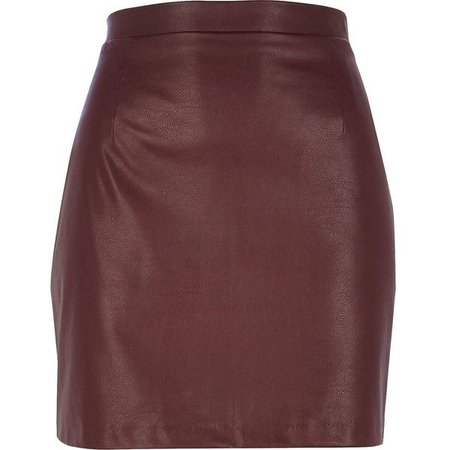 dark brown mini skirt leather - Google Search