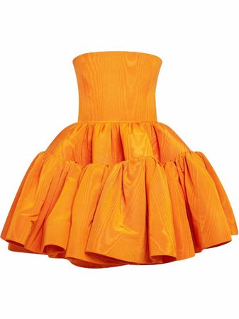 Oscar de la Renta Orange Dress