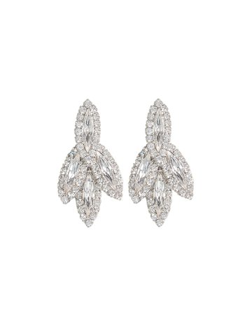 Elizabeth Cole | Petite Bacall Crystal Earrings | INTERMIX®