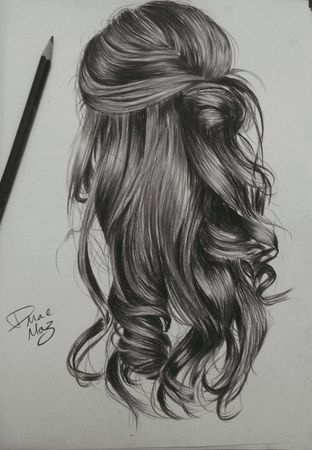kinda wavy hairstyle drawing by staceyElmoro on DeviantArt