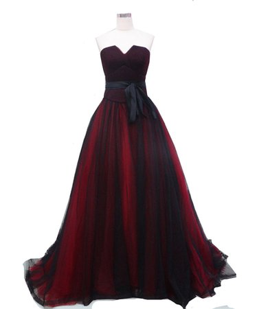 gothic black and red dress - Google Search