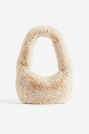 Fluffy Shoulder Bag - Beige - Kids | H&M US