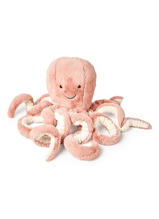 Jellycat Odell Octopus plush toy 49 cm • Salmon pink • the Beehive