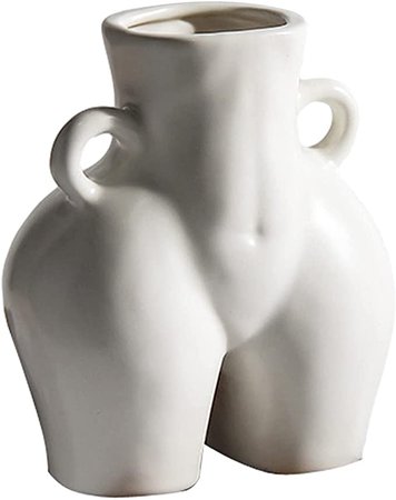 Amazon.com: Abstract Human Body Vase, Lucakuins Ceramic Vases Nude Female Body Art Sculpture Vase Flower Planter Pot Flower Arrangement Succulent Flower Pot (Matt White): Kitchen & Dining
