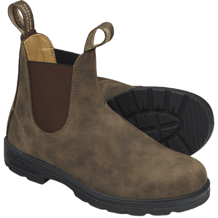 Blundstone - #585 CHELSEA BOOTS in RUSTIC BROWN