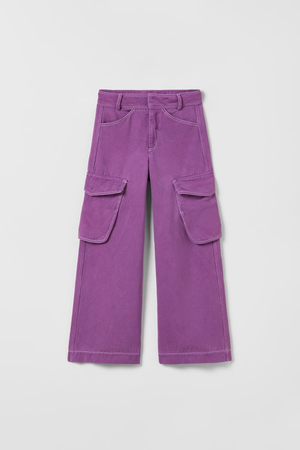 purple cargo pants
