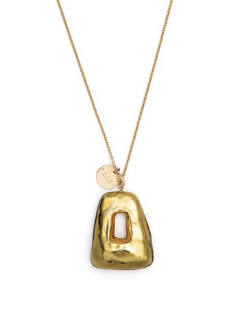 Marni rectangular pendant necklace - FARFETCH