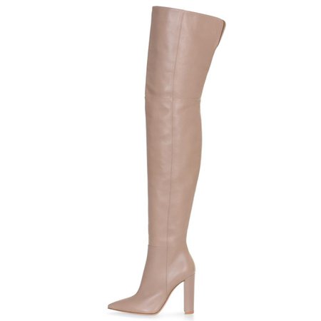 Black Over The Knee High Boots Nude Chunky Heel Thigh High Boots Size 44 45 Ladies Winter Shoes Tall Botas 2019 Ankle Boots Cowboy Boots From Lemmom, $137.46| DHgate.Com
