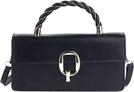 Amazon.com | QIANJINGCQ Retro Temperament Handbag Women's Fashion Casual Simple Messenger Small Square Bag | Messenger Bags