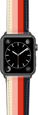 Rad Retro Saffiano Faux Leather Apple Watch(R) Strap